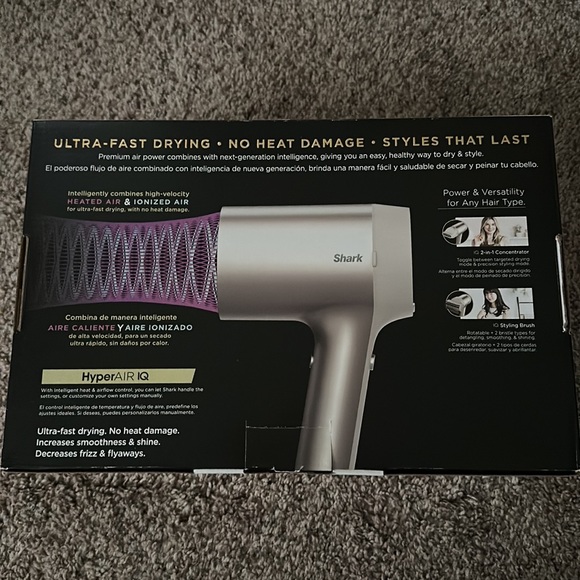 Shark Hyper Air Blow Dryer- No Heat Damage - Picture 2 of 3